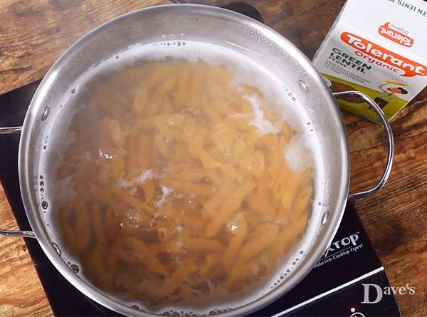 Lemon Ricotta Lentil Pasta - Step 1